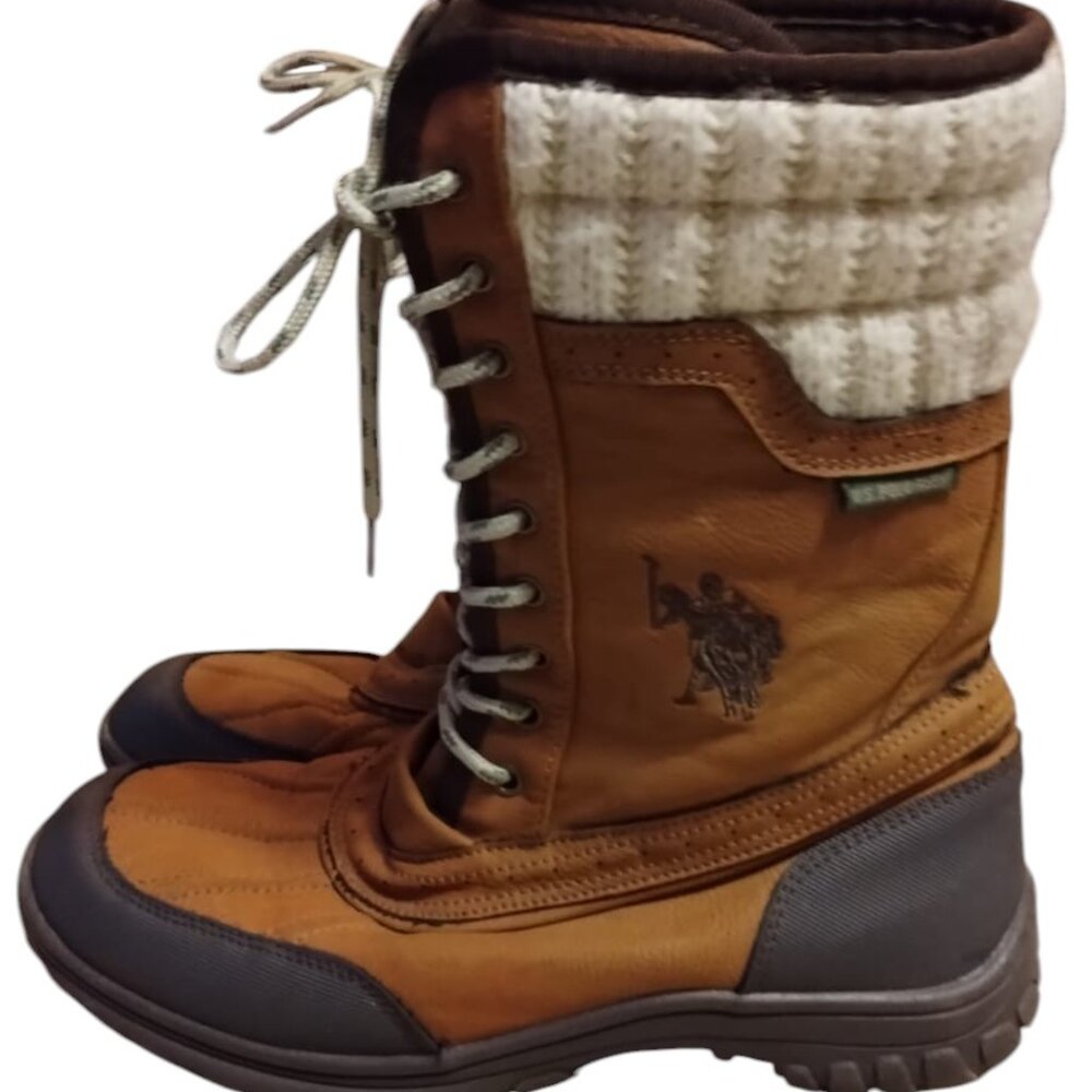 🔥US POLO Association CRISP Women's Size 8.5M Tall Winter Boots JTA4394
